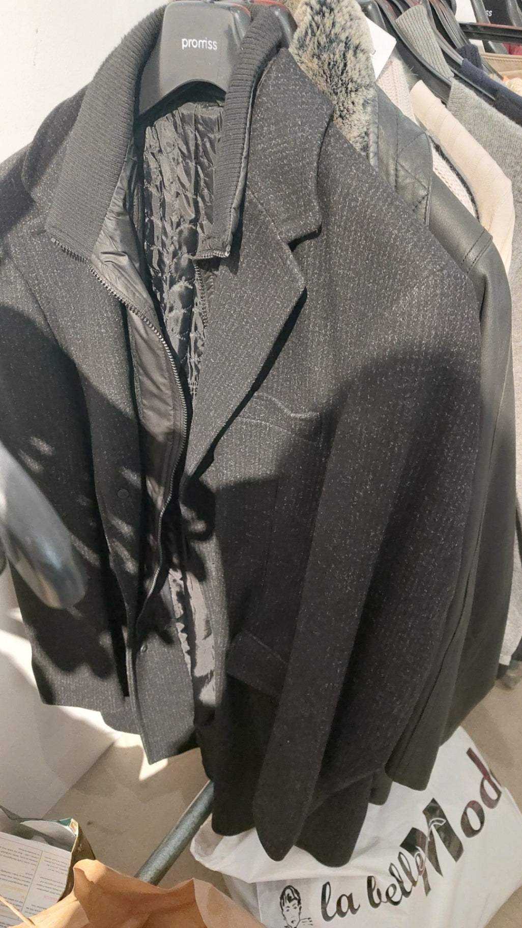 Hafke Mantel Schwarz