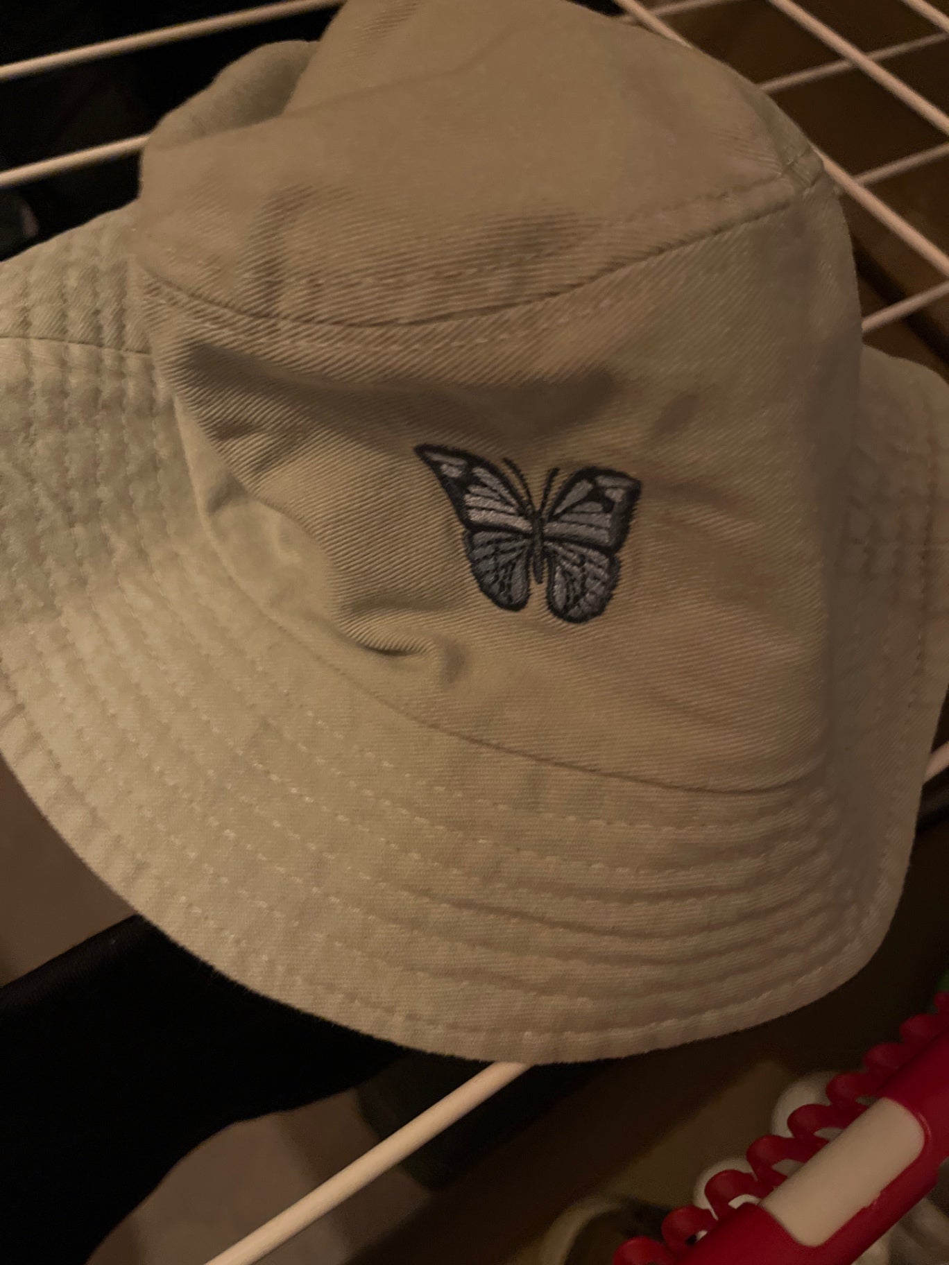 Unbekannt Bucket-Hut Grün Schmetterling