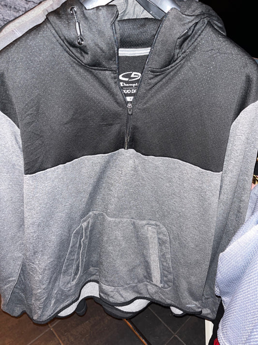 Champion Hoodie Schwarz und Grau