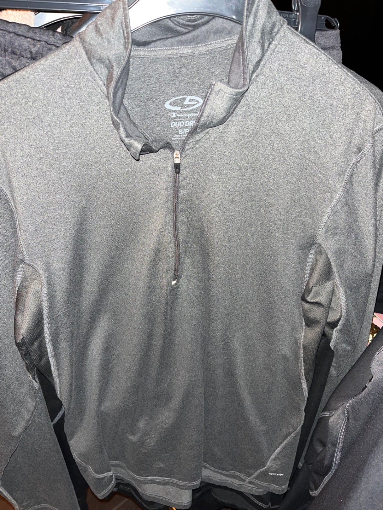 Champion Pullover mit Reißverschluss Grau