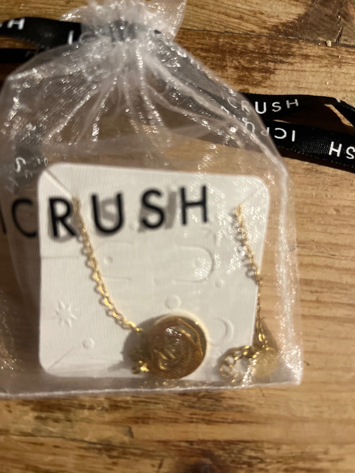 I crush Halskette Gold