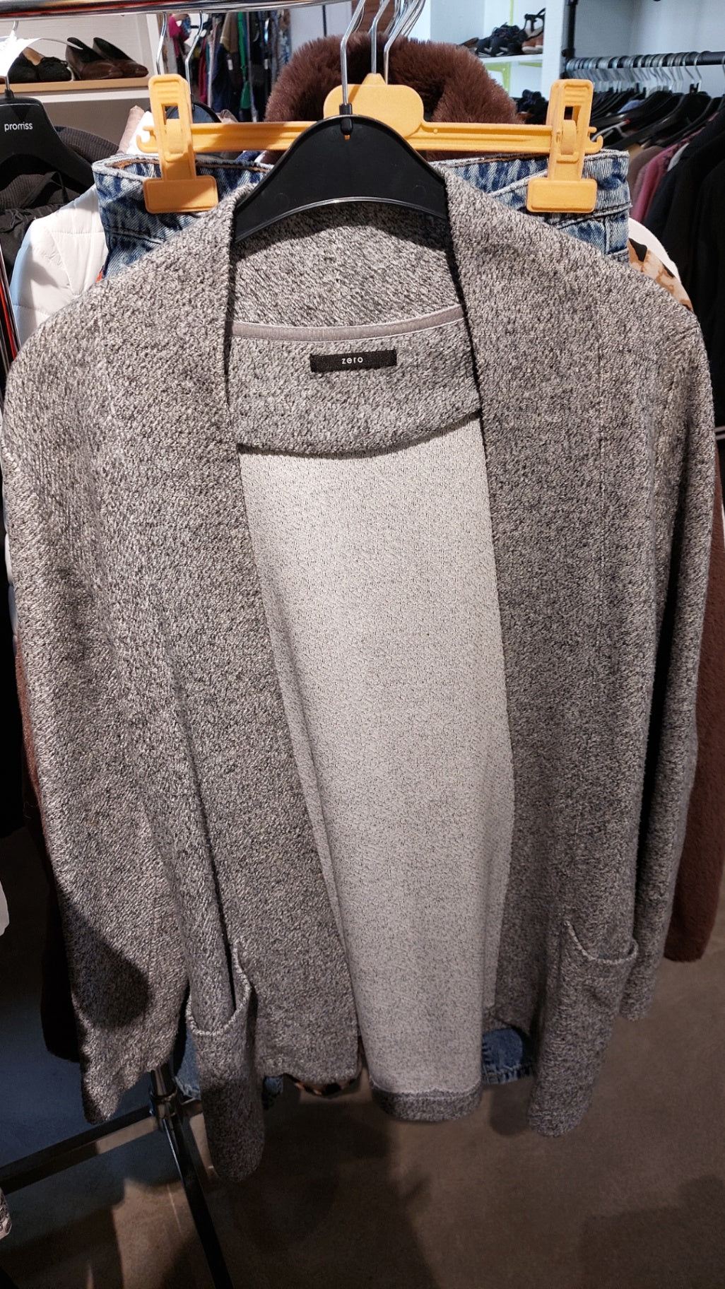 Zero Cardigan Grau