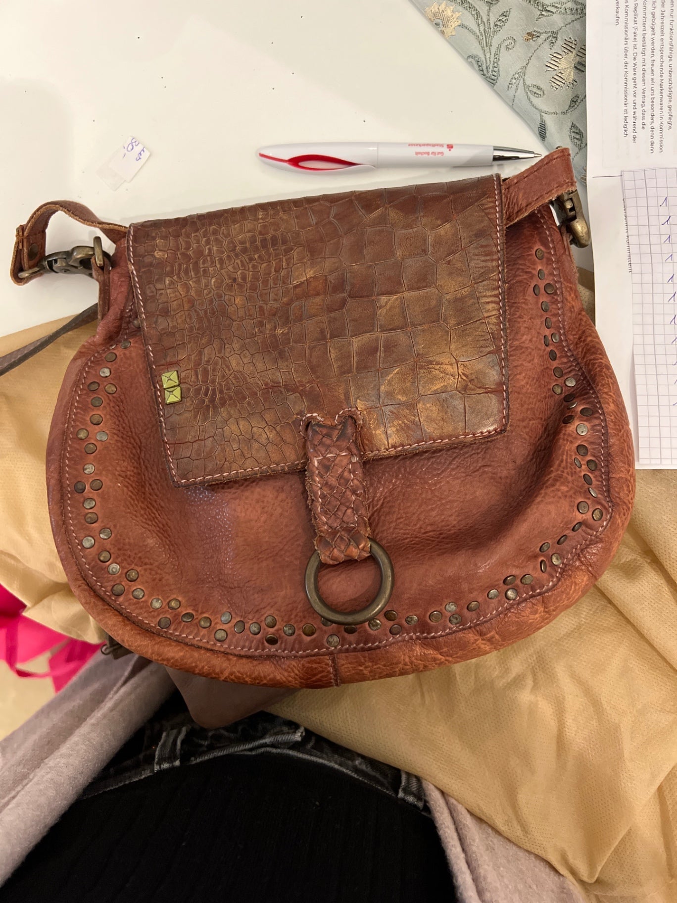 Desiderius Handtasche Braun