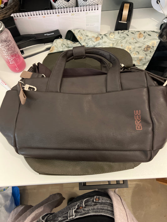 Bree Handtasche Dunkelbraun