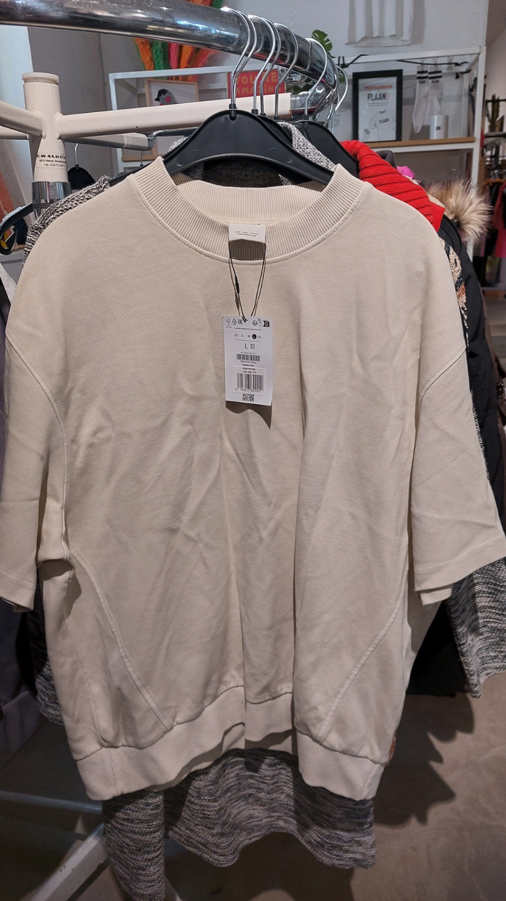 Bershka T-Shirt Beige