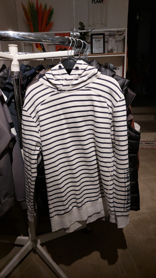 Tom Tailor Pullover Weiß mit schwarzen Streifen
