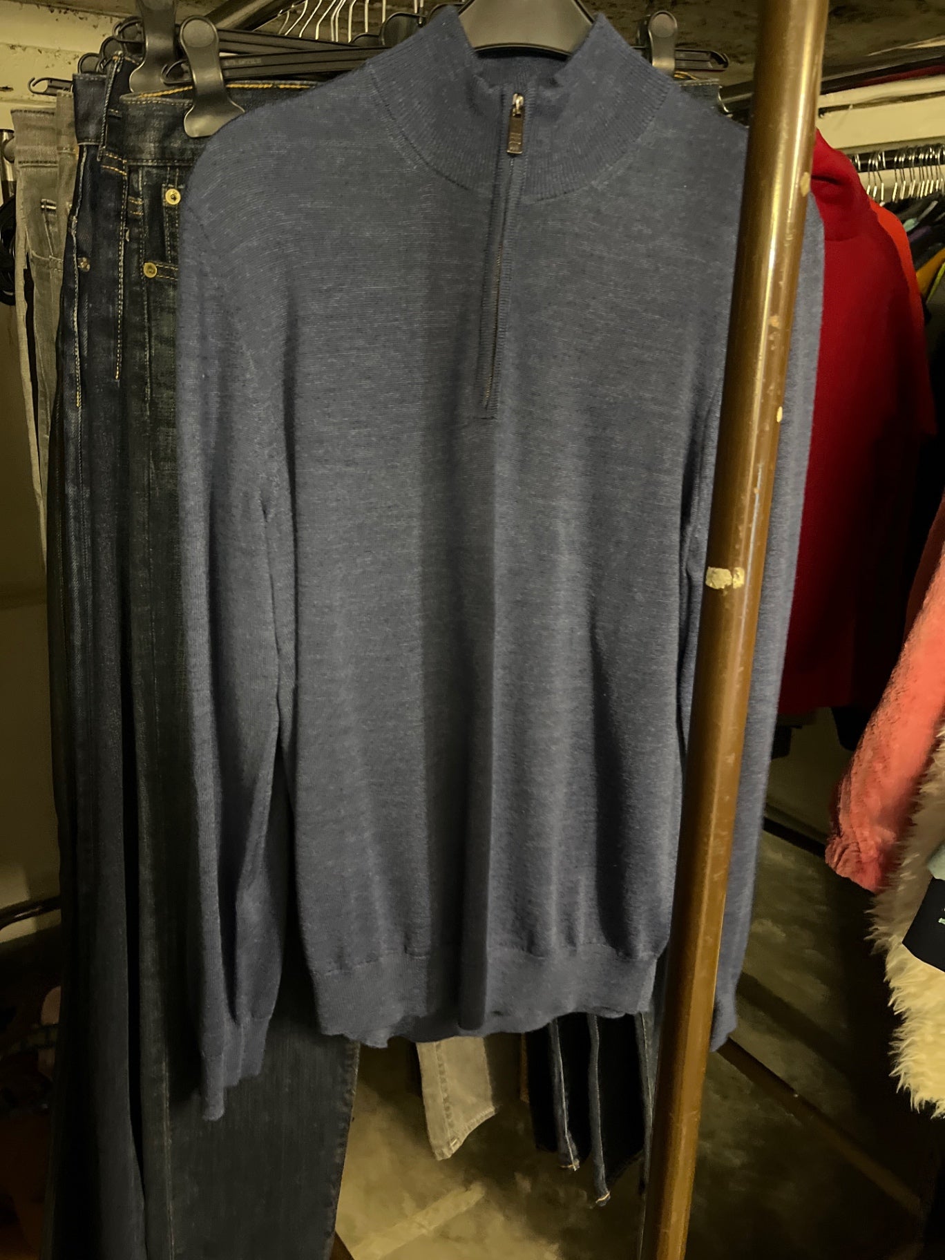 Christian Berg Pullover Blau