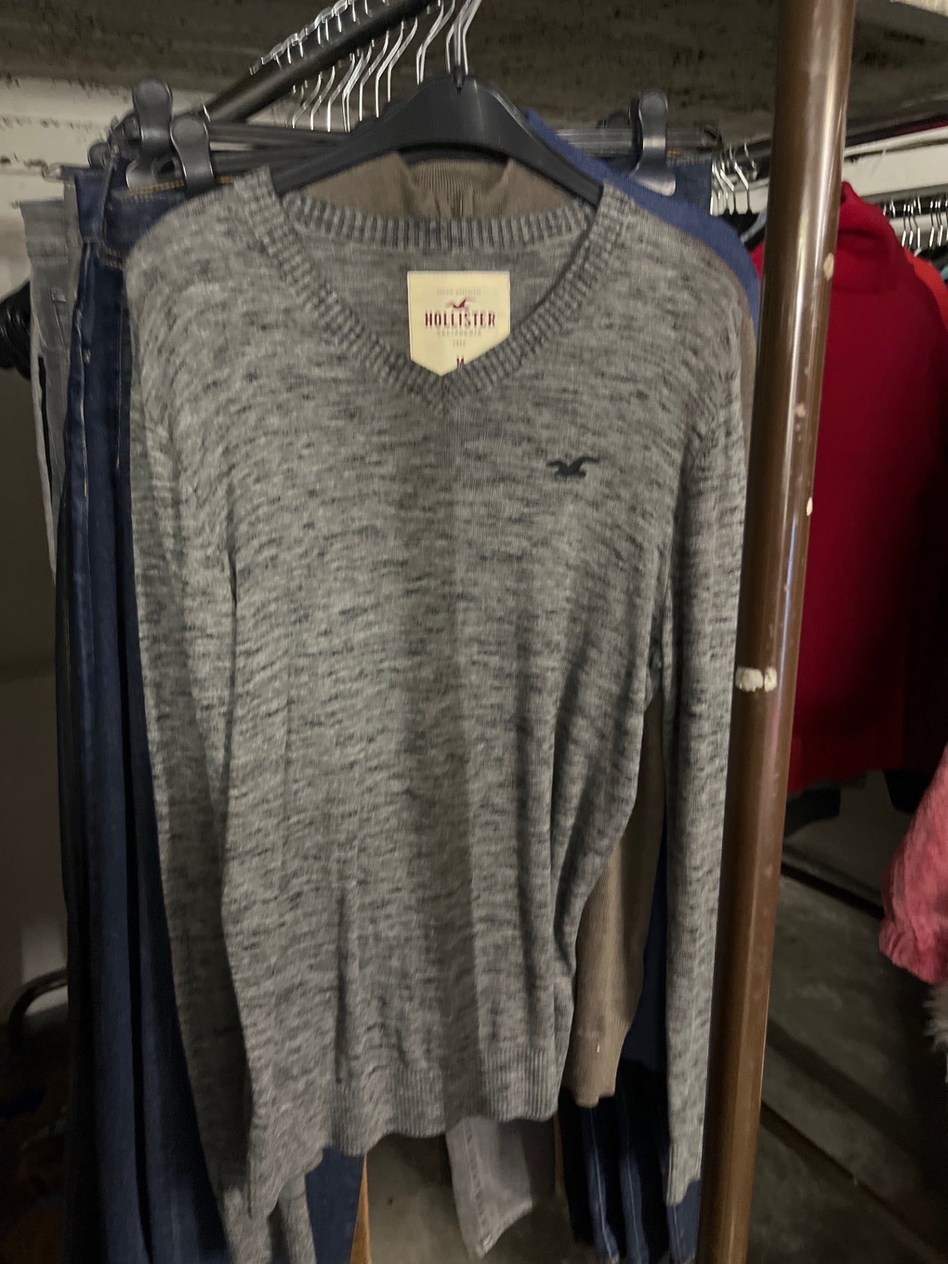 Hollister Pullover Grau