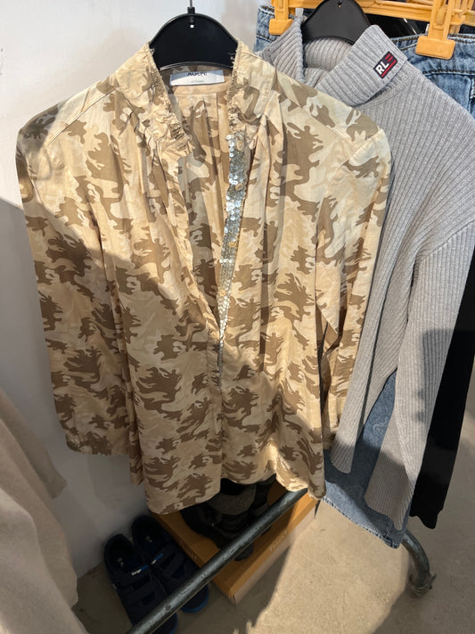 Aglini Bluse Tarnmuster