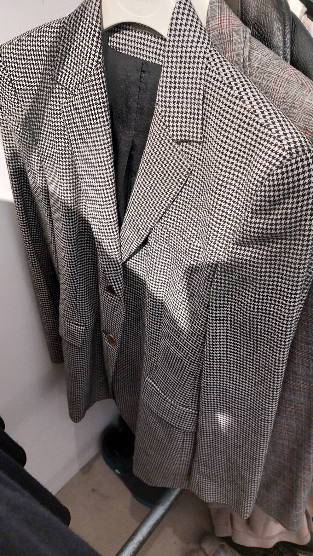 Unbekannt Blazer Schwarz-Weiß