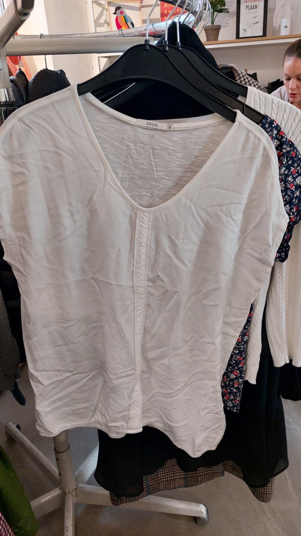 Cecil T-Shirt Weiß