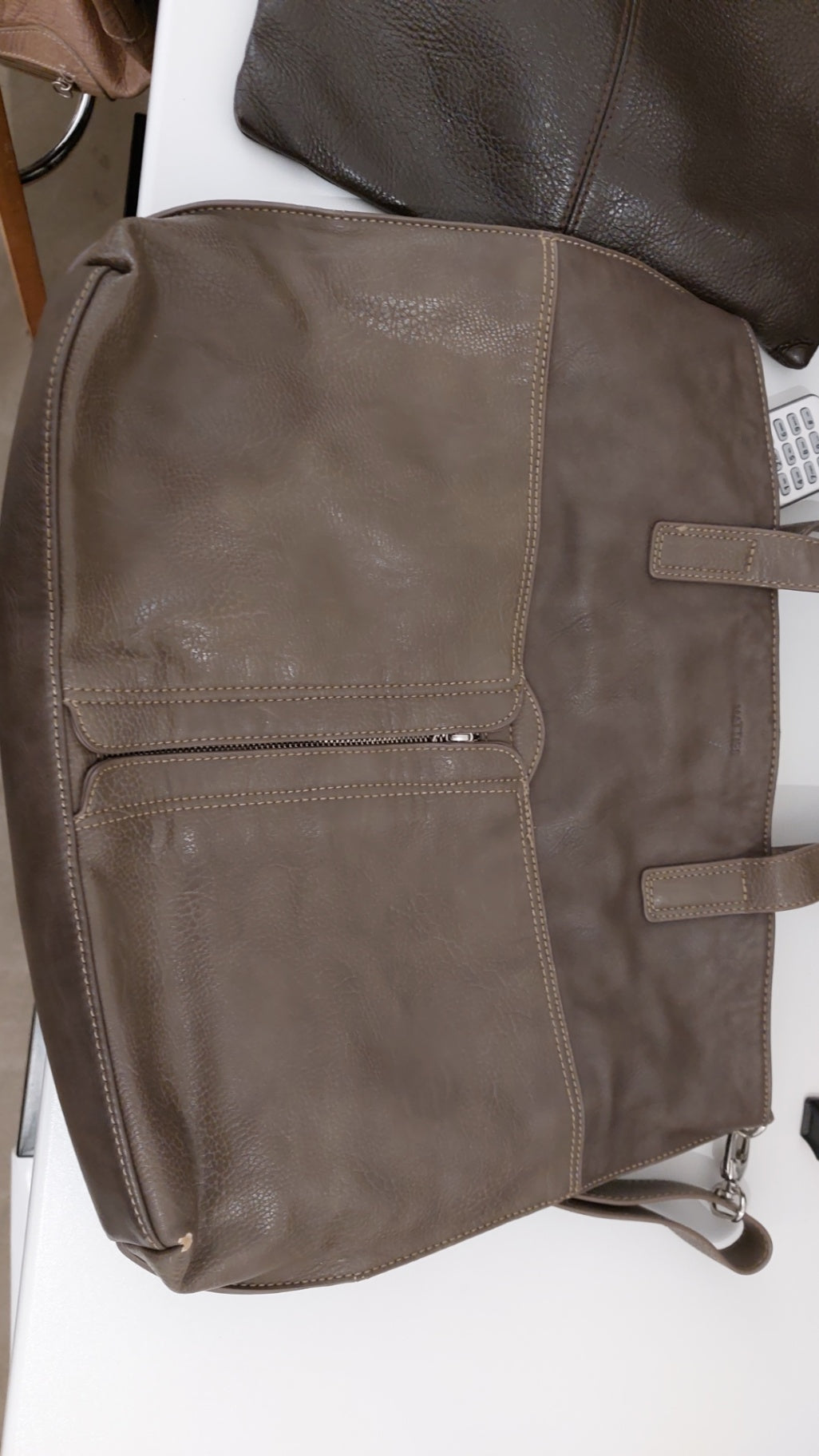 Matties Tasche Braun / Gebrauchsspuren