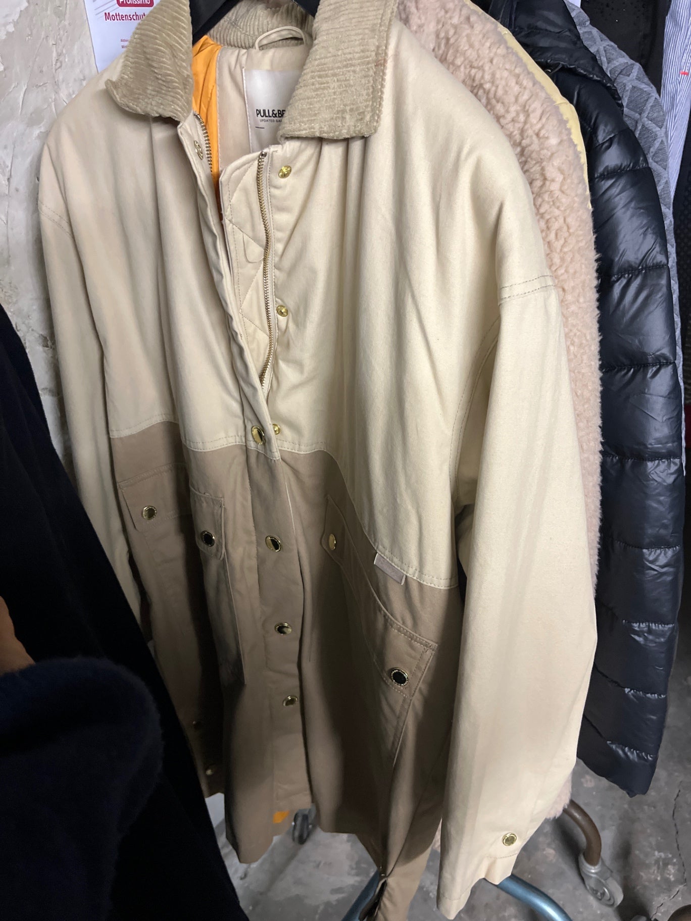 Pull&Bear Jacke Beige, Hellbraun