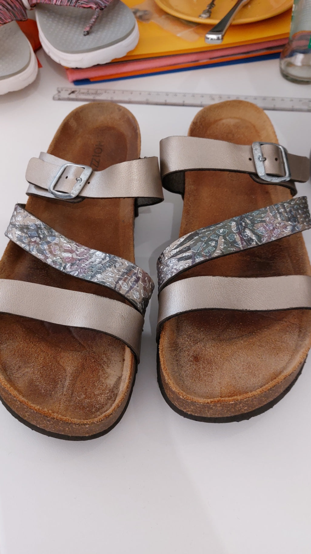 Choizz Sandalen Beige und mehrfarbig