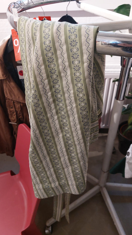 Trachten Schürze Grün und Beige