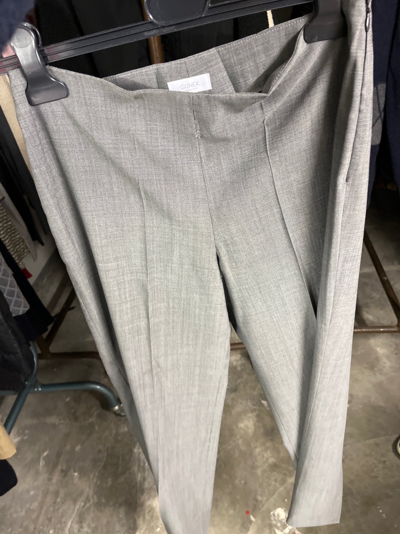 Gunex Bundfaltenhose Grau