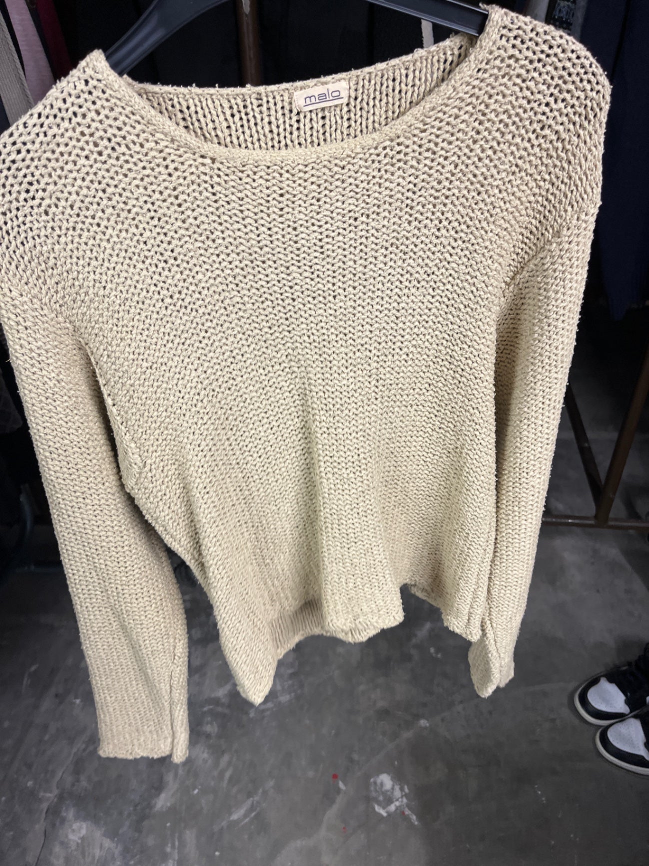 Malo Strickoberteil Beige