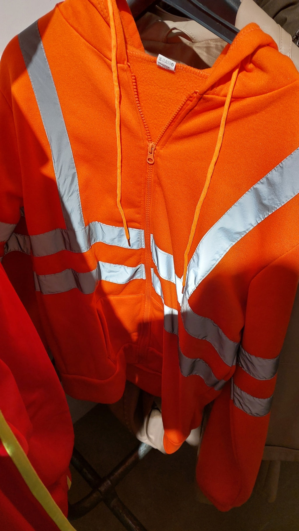 Kapuzenjacke Orange
