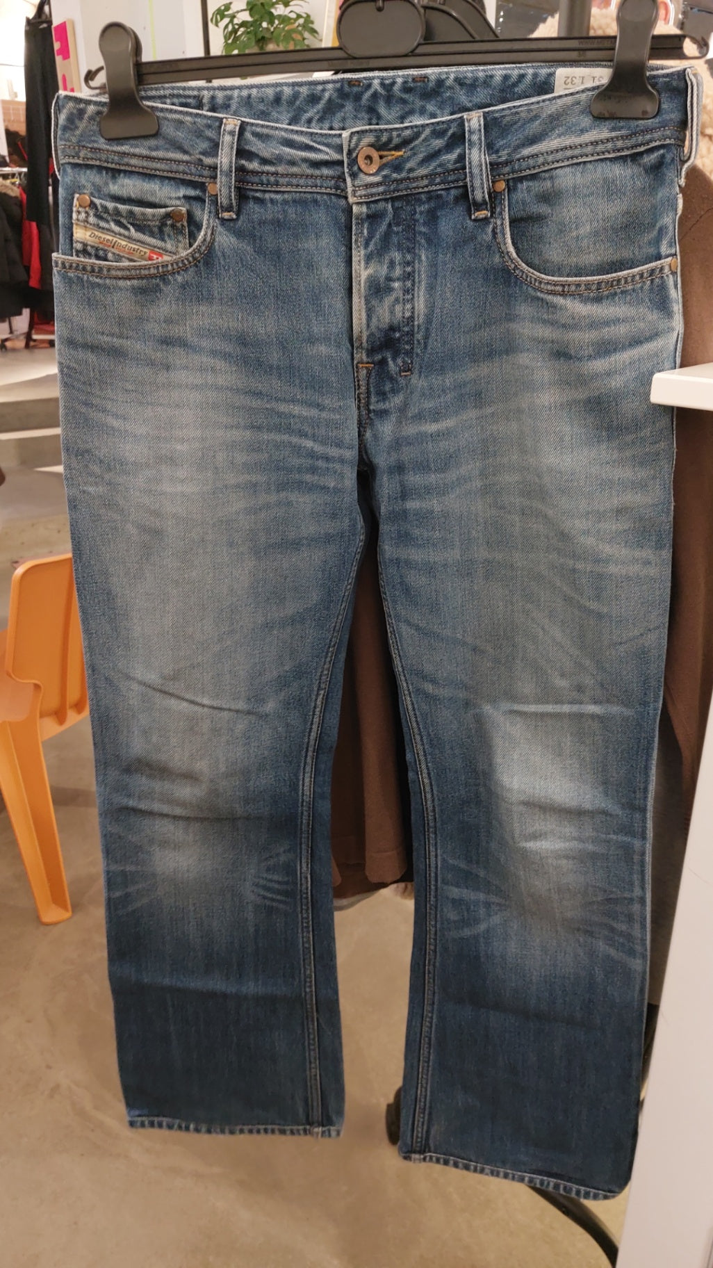 Diesel Jeans Blau mit Gebrauchsspuren