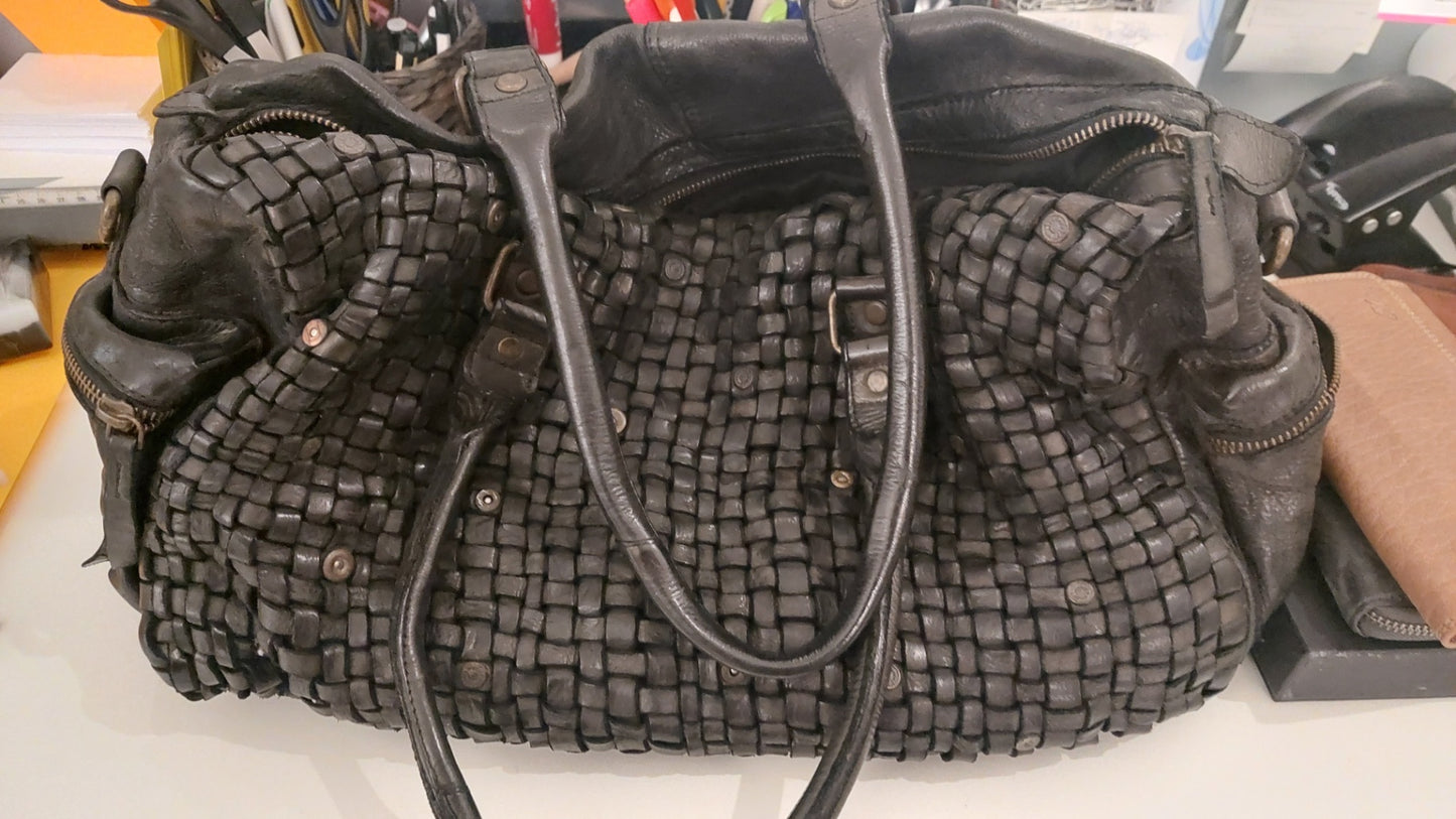 Schwarze Tasche Handtasche Schwarz