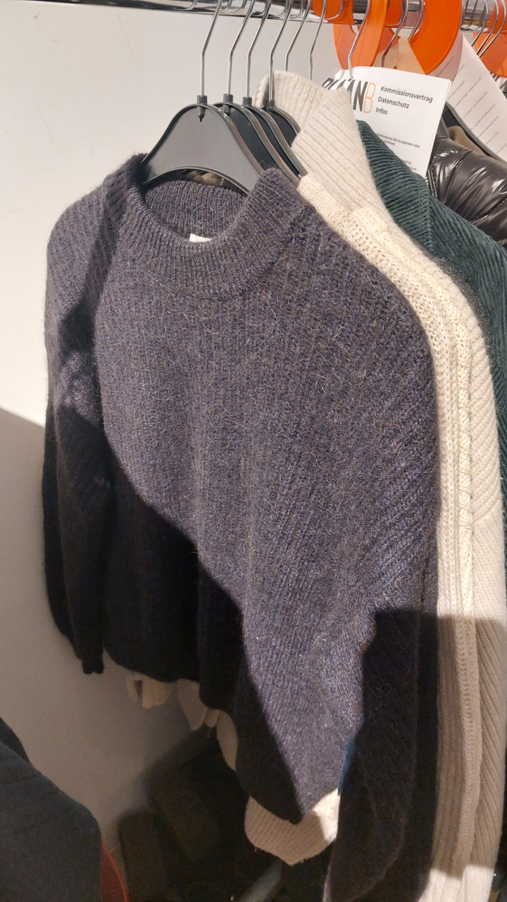 Closed Pullover Dunkelblau mit Alpakawolle