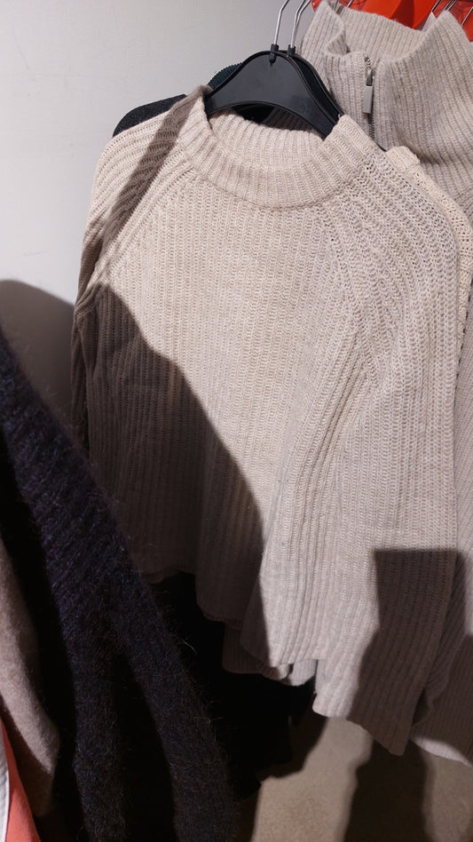 Drykorn Pullover Beige mit 20% Alpaka