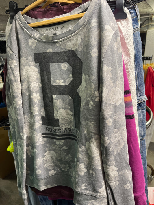 Review Pullover Grau