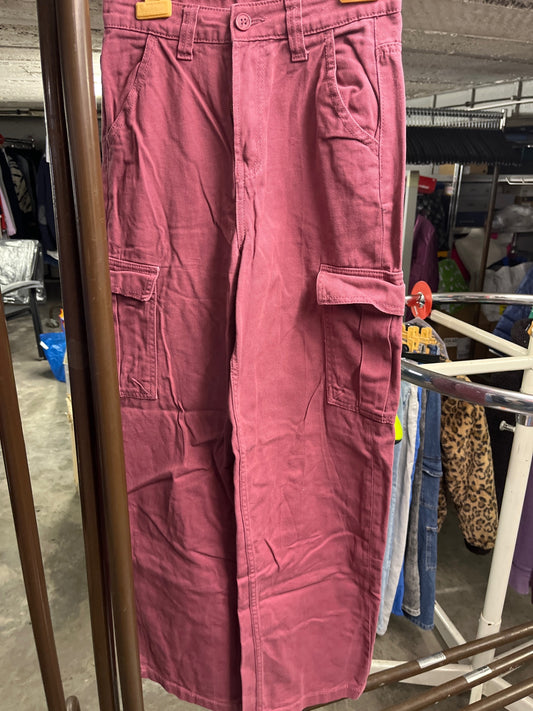 DIVIDED Cargohose Bordeauxrot