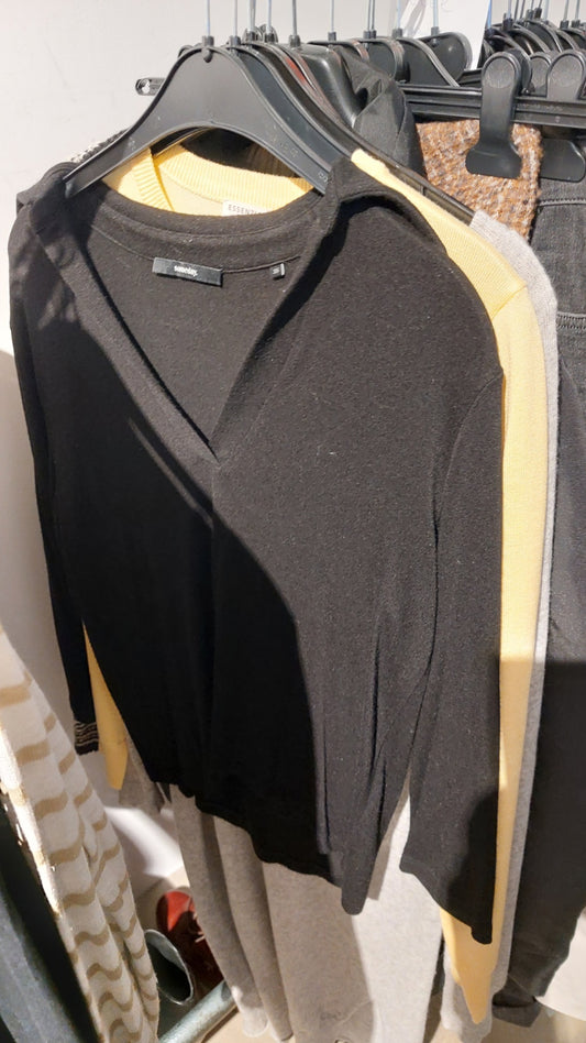 Someday Pullover Schwarz