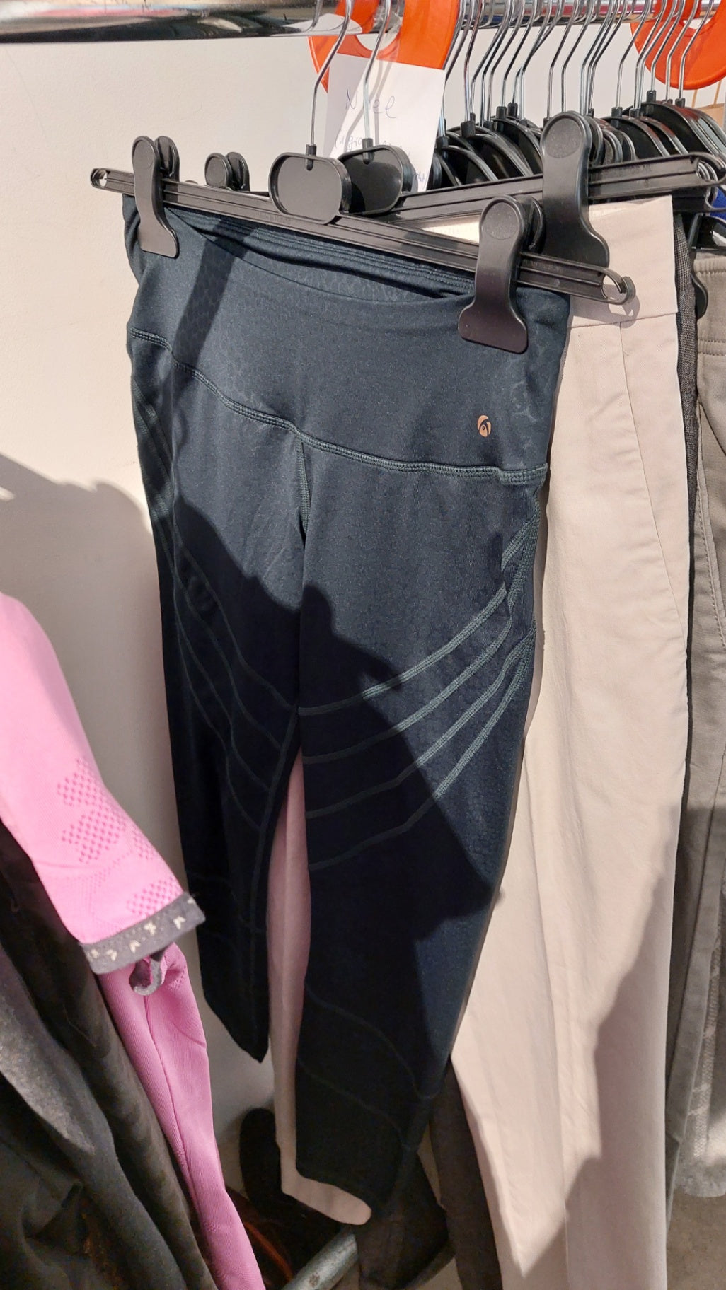 Active Leggings Dunkelgrün