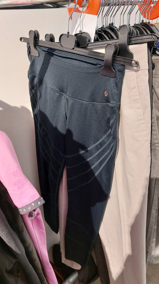 Active Leggings Dunkelgrün