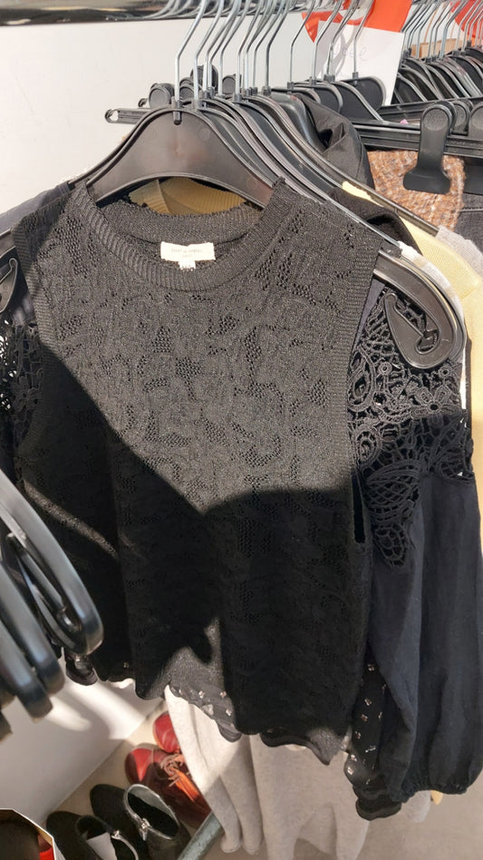 Drôle de Copine Top Schwarz