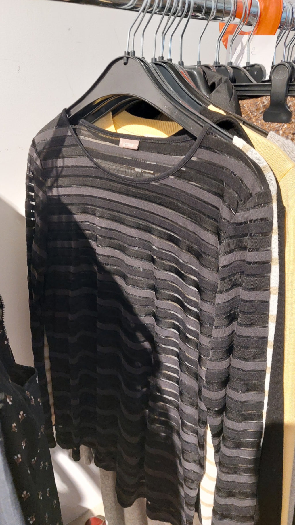 Gustav Langarmshirt Schwarz