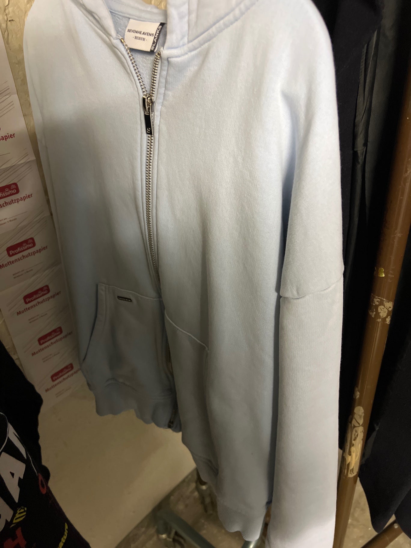 Sevenhe Avens Kapuzenpullover Hellblau