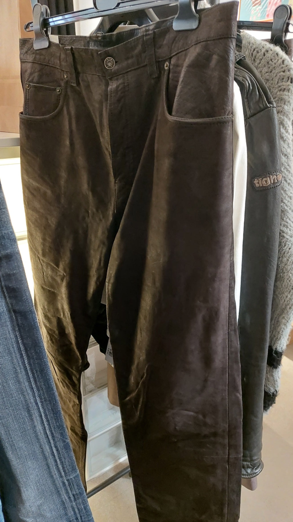 Enjoy Lederhose Braun