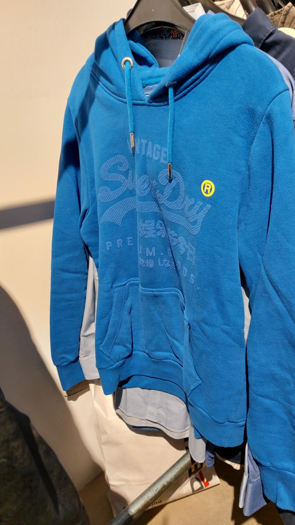 Superdry Kapuzensweatshirt Blau