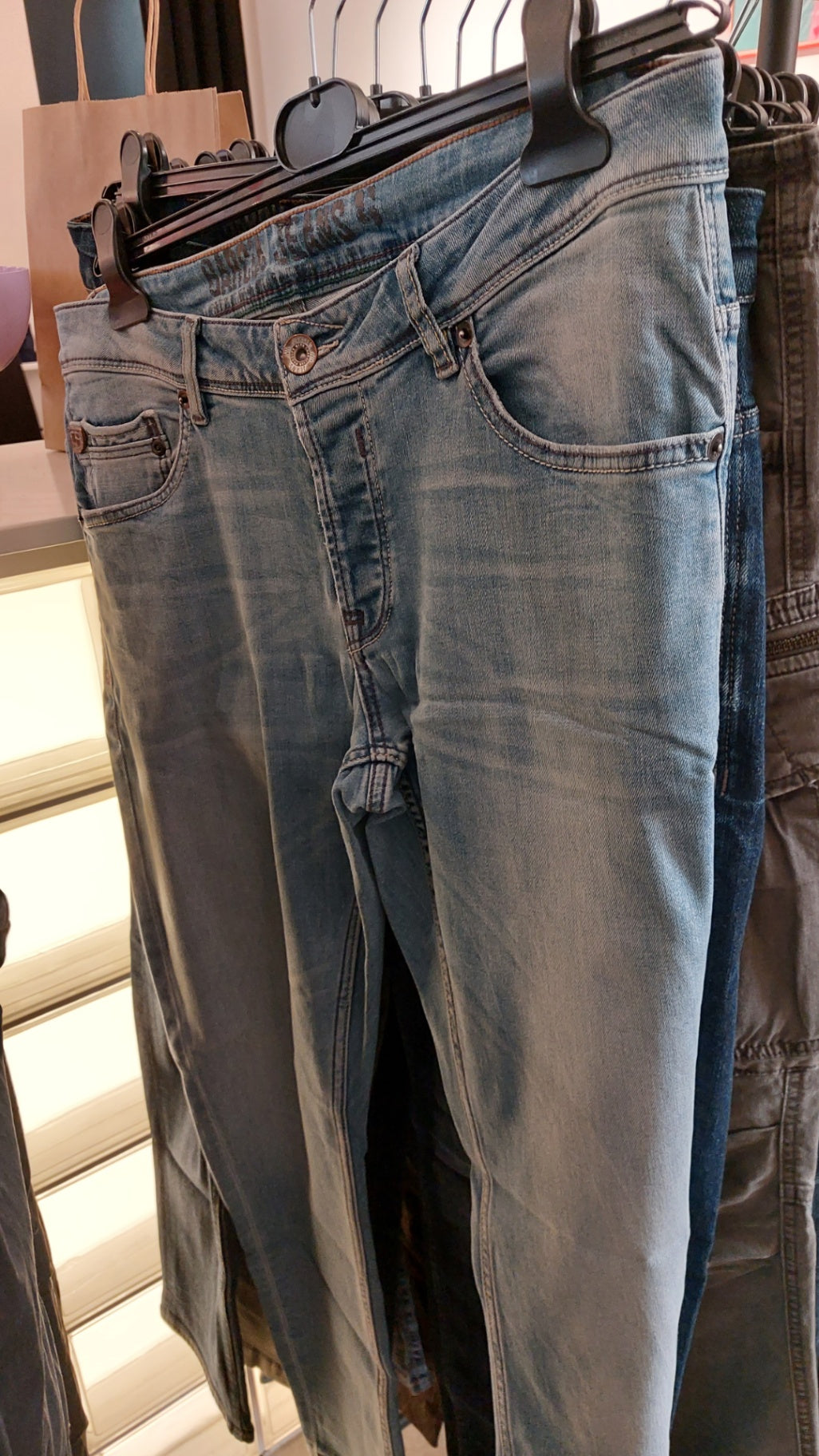 Unbekannt Jeans Hellblau