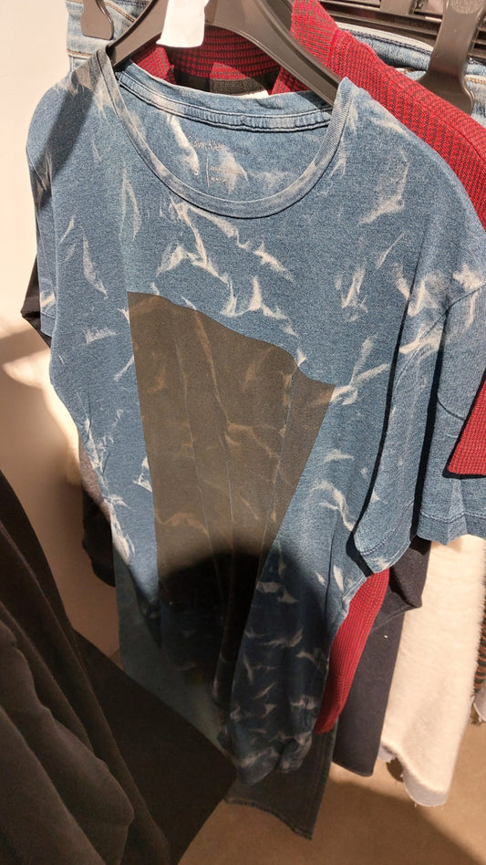 Calvin Klein T-Shirt Blau mit Muster