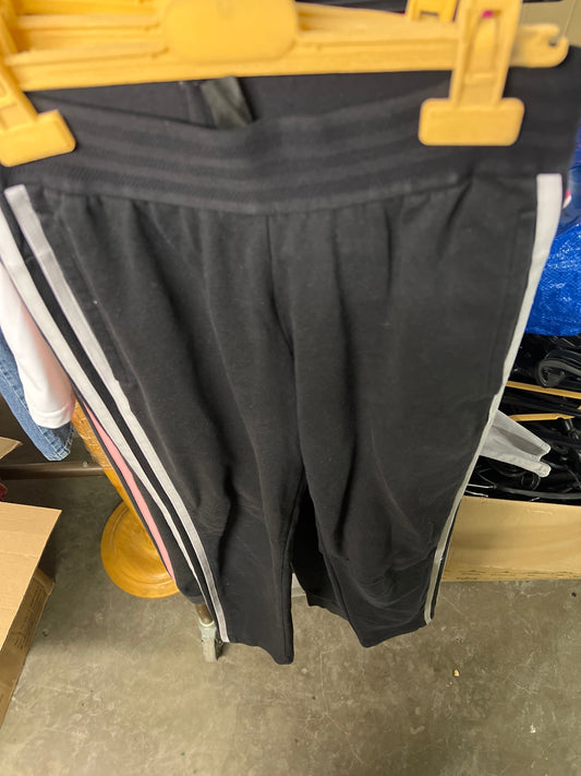 Adidas Trainingshose Schwarz mit weißen Streifen