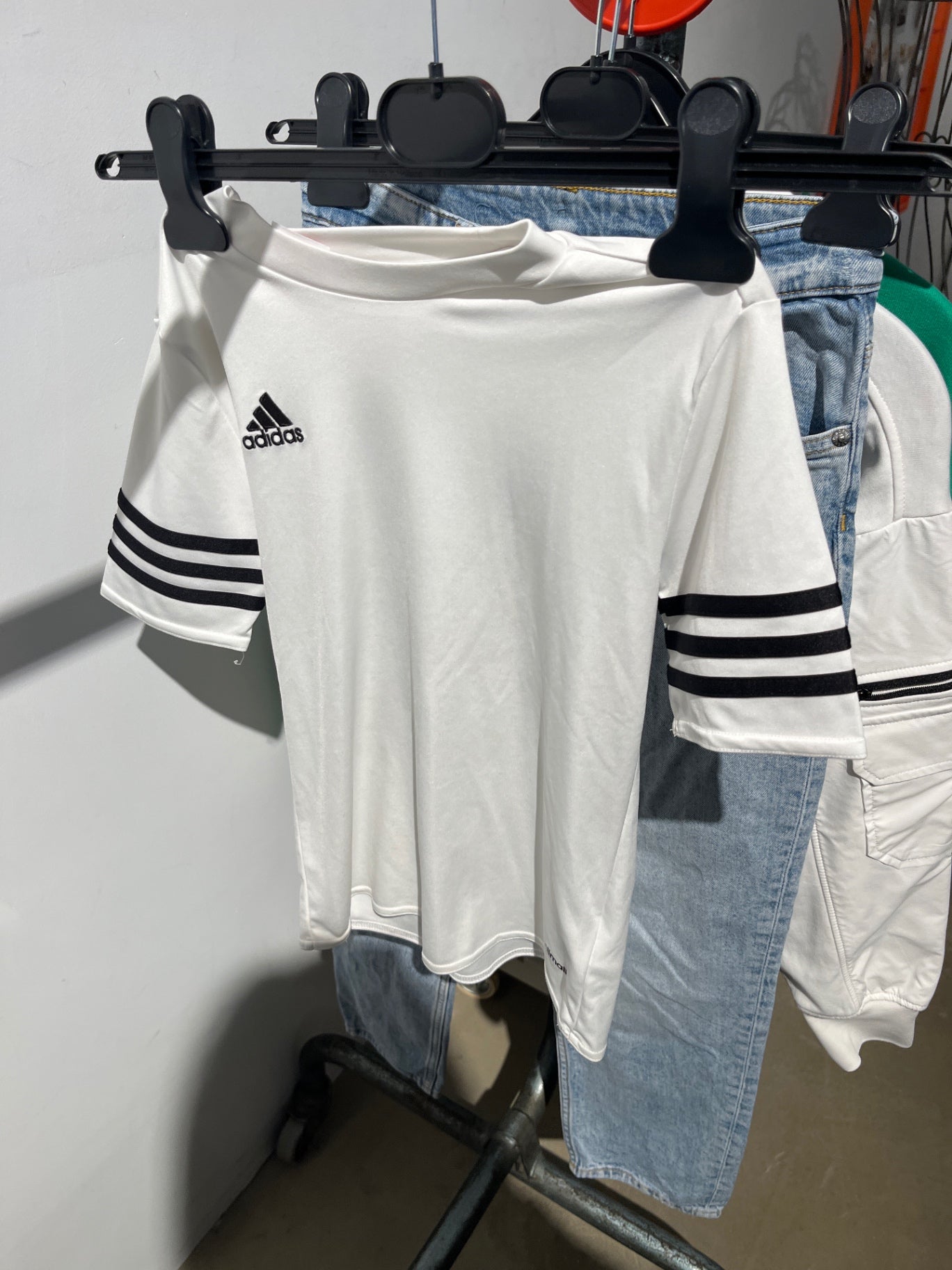 Adidas T-Shirt Trikot Weiß