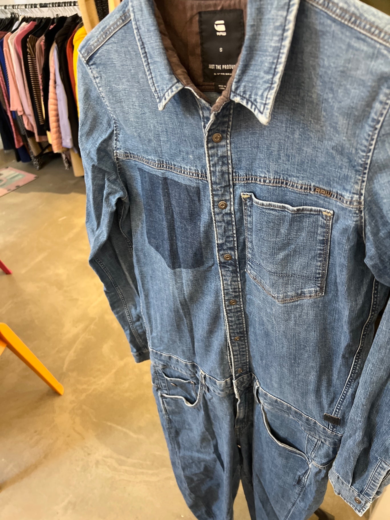G-Star RAW Overall Blau