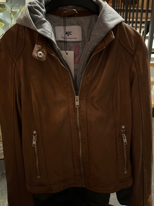 AJC Lederjacke Braun