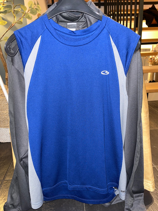 Champion Ärmelloses Sportshirt Blau und Grau