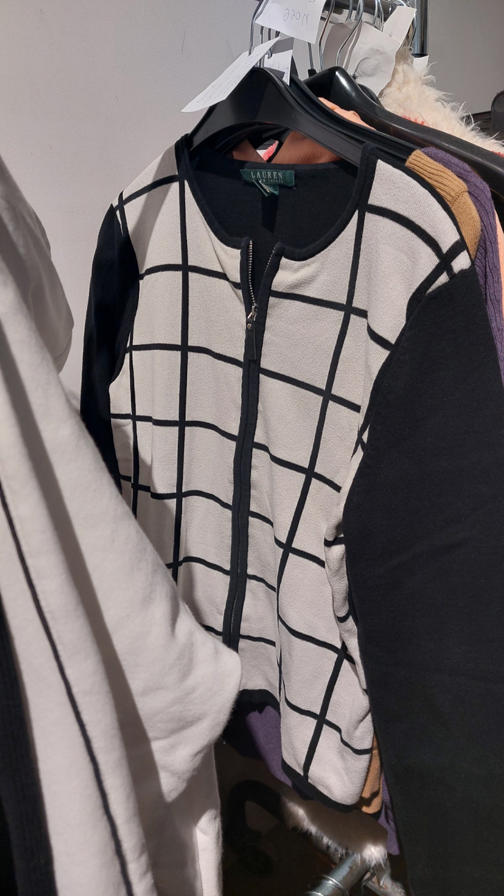Lauren Ralph Lauren Jacke Schwarz und Weiß