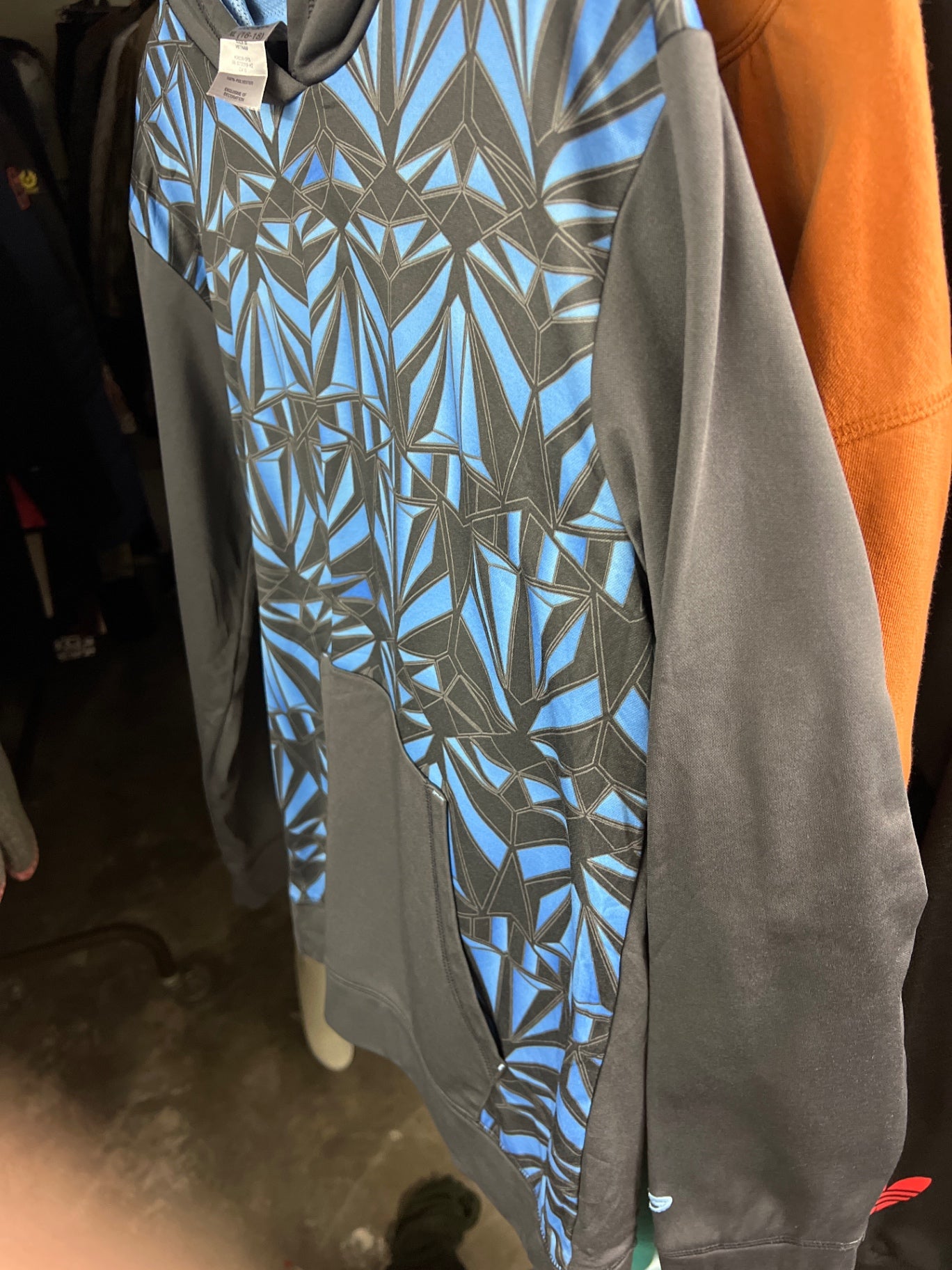 Champion Hoodie Schwarz und Blau