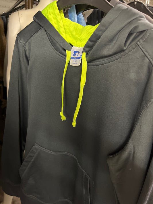 Starter Hoodie Schwarz und Neon-Gelb