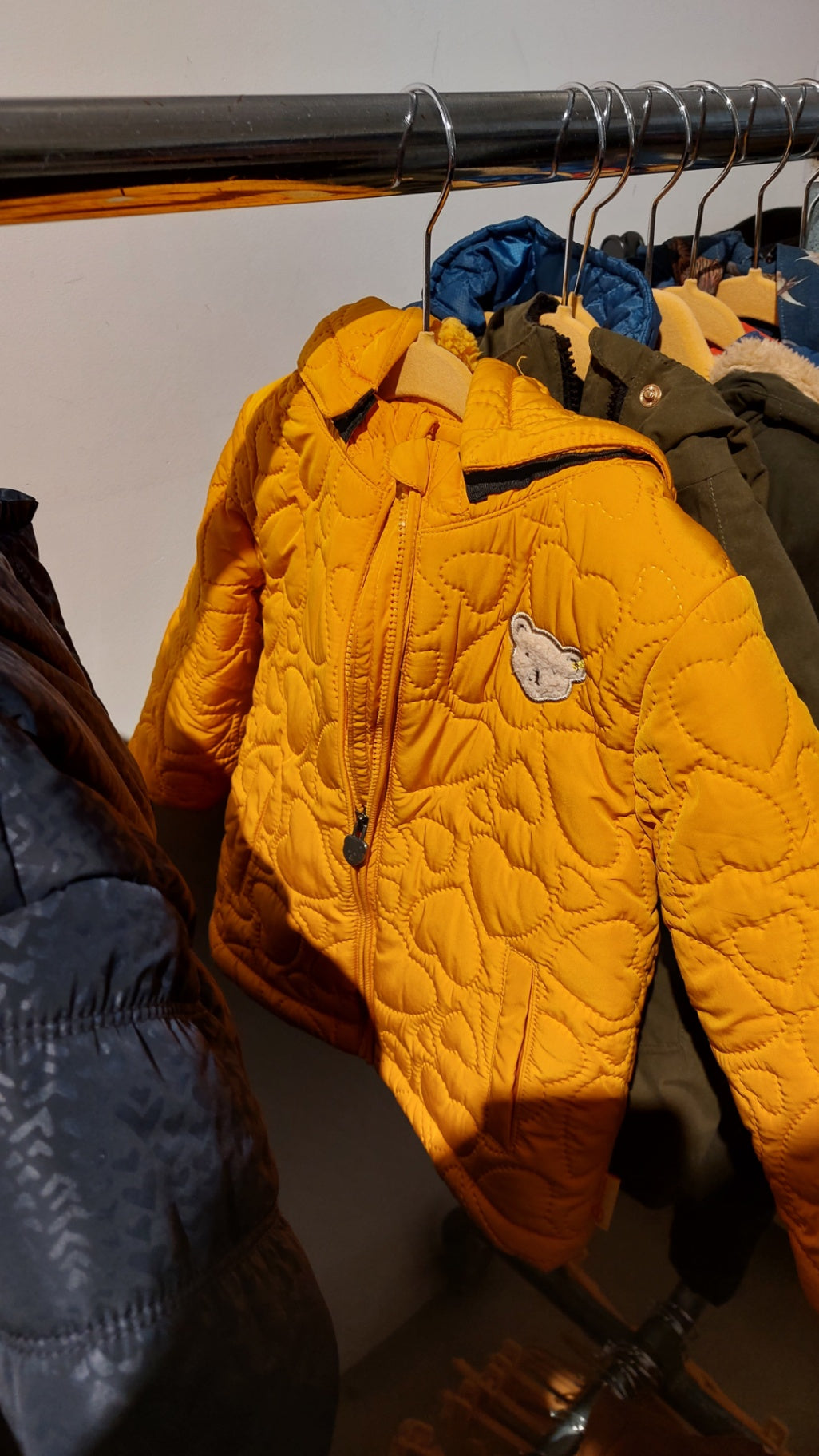 Steiff Kinderjacke Gelb