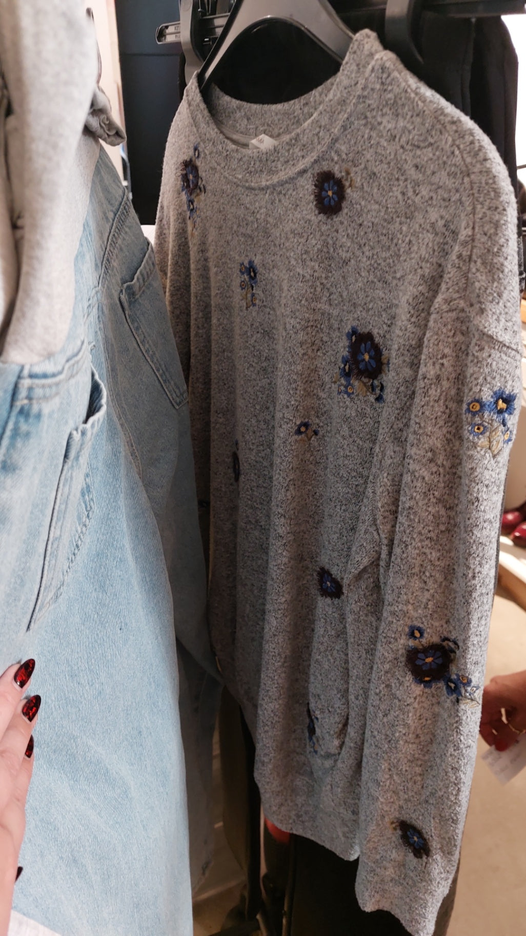 HM Mama Pullover Grau