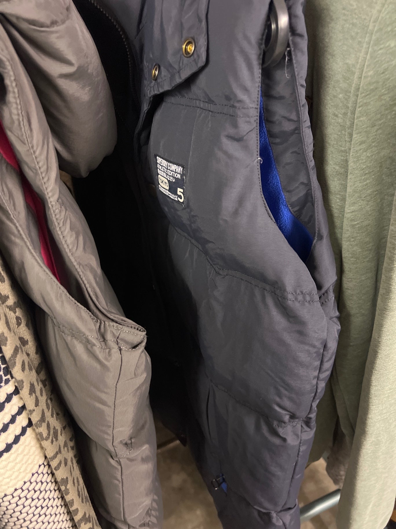 Superdry Weste Blau