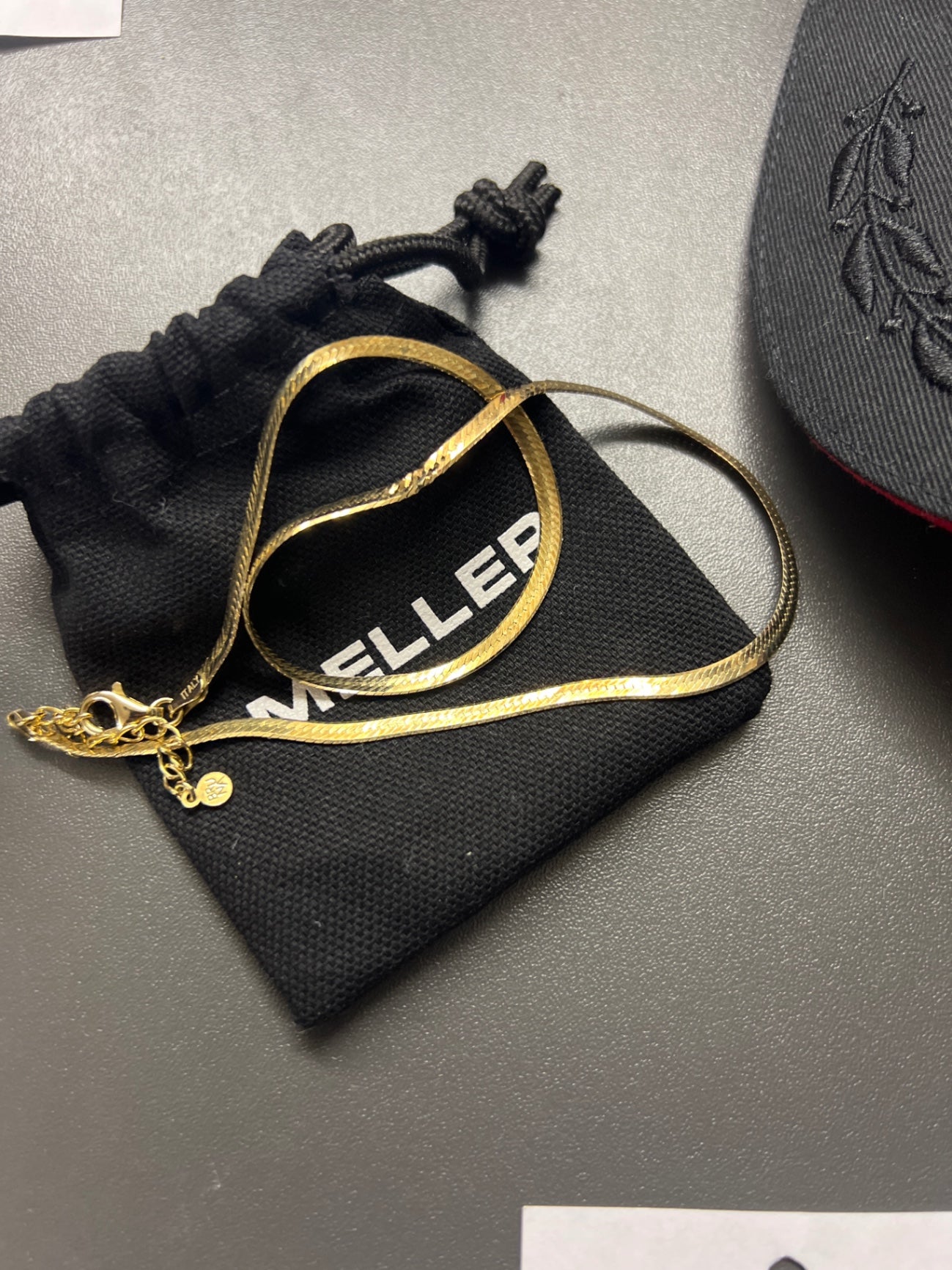 Punze: 925 Sterlingssilber Halskette Gold